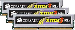 Corsair предлагает трехканальные наборы модулей DDR3 объемом 3 и 6 ГБ